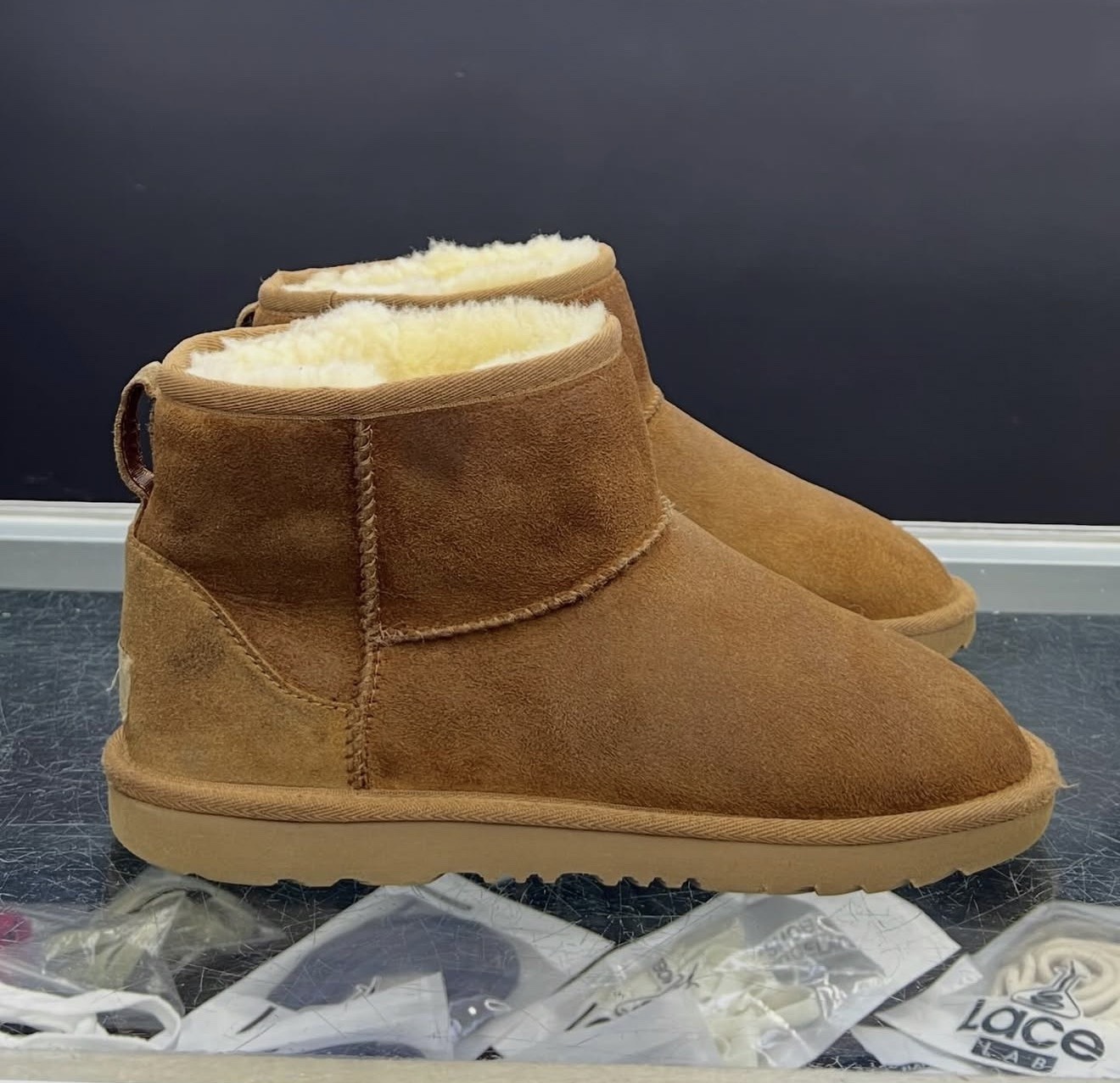 UGG boots after KICK6IX boot clean